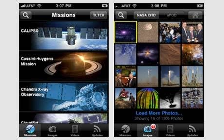 13 NASA представило приложение для iPhone