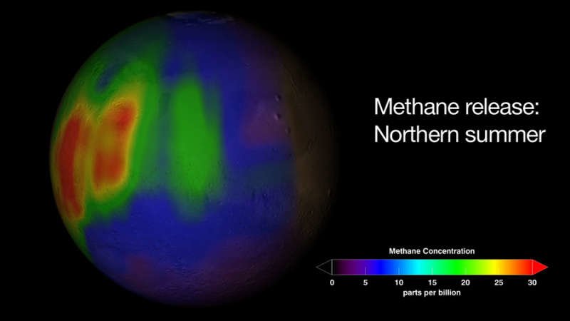 140 Ученые сомневаются в существовании метана на Марсе