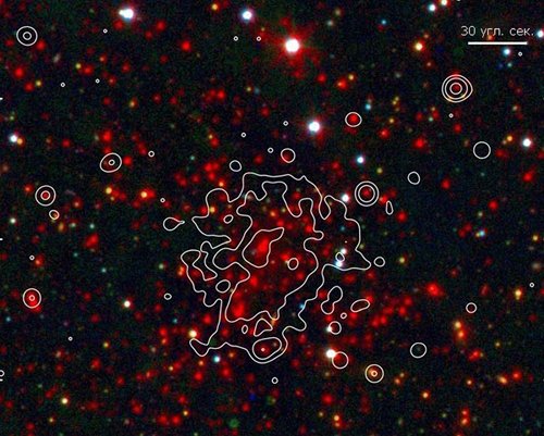 Core Найдено самое массивное из удаленных скоплений галактик