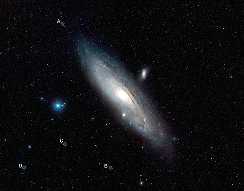 Andromeda Опубликованы высококачественные снимки галактики Андромеды