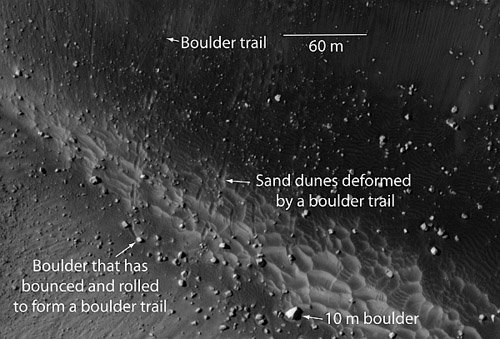 marsrocksind На Марсе наблюдаются следы недавней сейсмической активности