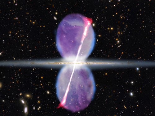 2-2 Открыты следы активности галактического ядра Млечного Пути