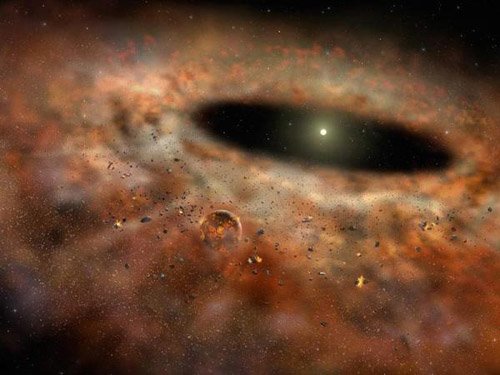 1-11 Астрономам удалось проследить за исчезновением газопылевого диска вокруг звезды