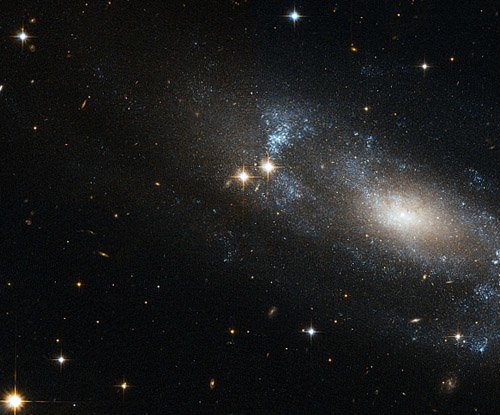 708082main_potw1247a «Хаббл» снял рыхлую спиральную галактику
