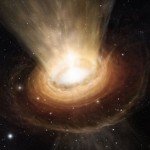 Чёрные дыры могут отталкивать материю