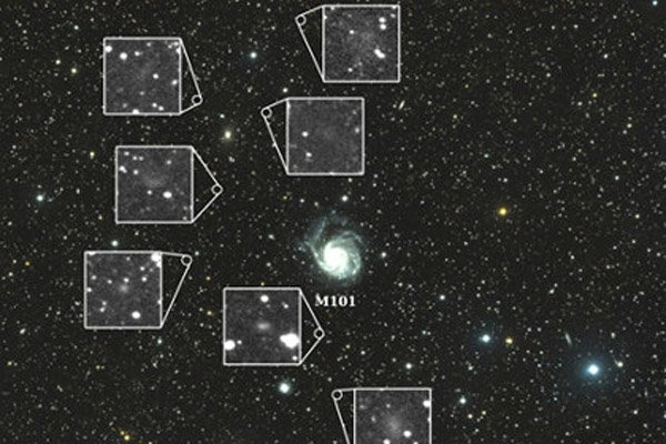 Телескоп Dragonfly Telephoto Array позволил открыть семь карликовых галактик
